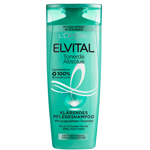 Шампунь для волосся з жирними коріннями та сухими кінчиками L'Oreal Paris Elvital Tonerde Absolue 300 мл Шампунь для волосся з жирними коріннями та сухими кінчиками L'Oreal Paris Elvital Tonerde Absolue 300 мл